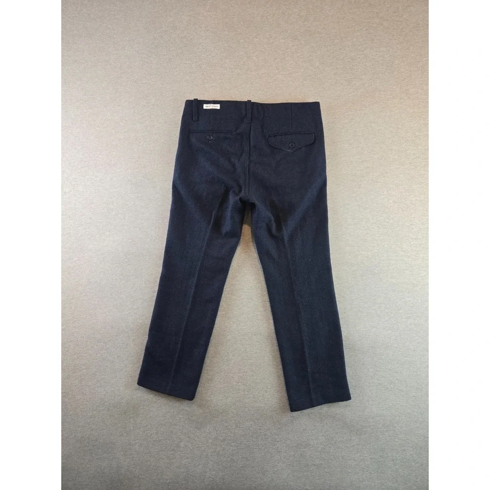 Thisisneverthat Pants Mens M‎ Navy Study Chevron Wool Trousers Crop 2014 F/W